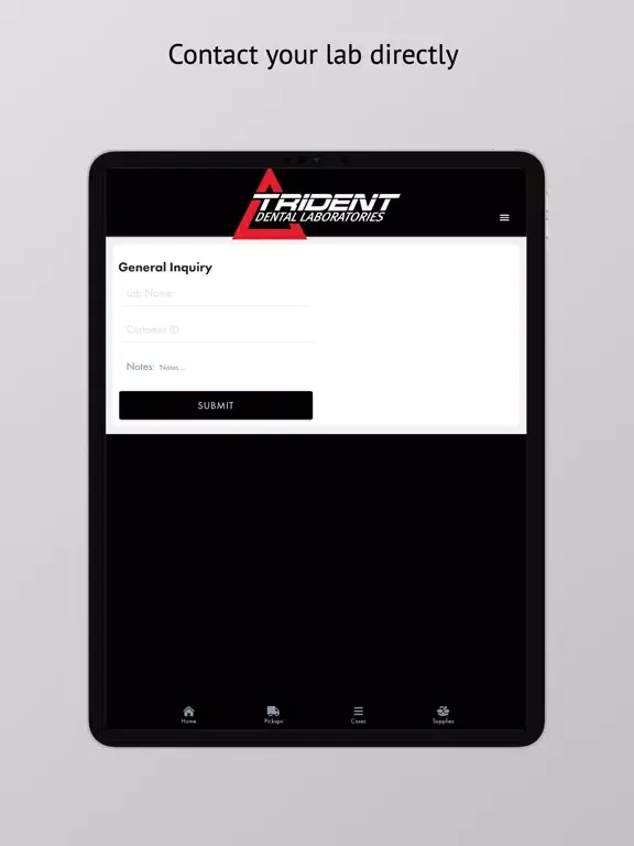 Capturas de pantalla de Trident Dental Lab iPad 