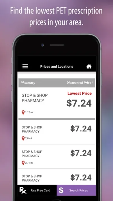 FluffyRx – Pet Medication Savings Screenshots
