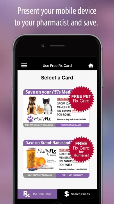 FluffyRx – Pet Medication Savings Screenshots