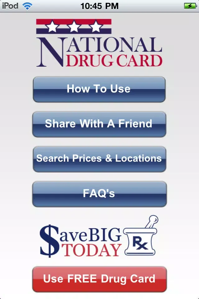 Free Rx Card Screenshots