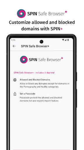 SPIN Safe Browser: Web Filter Screenshots