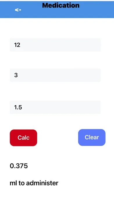 EMS Drip Calc Lite স্ক্রিনশট