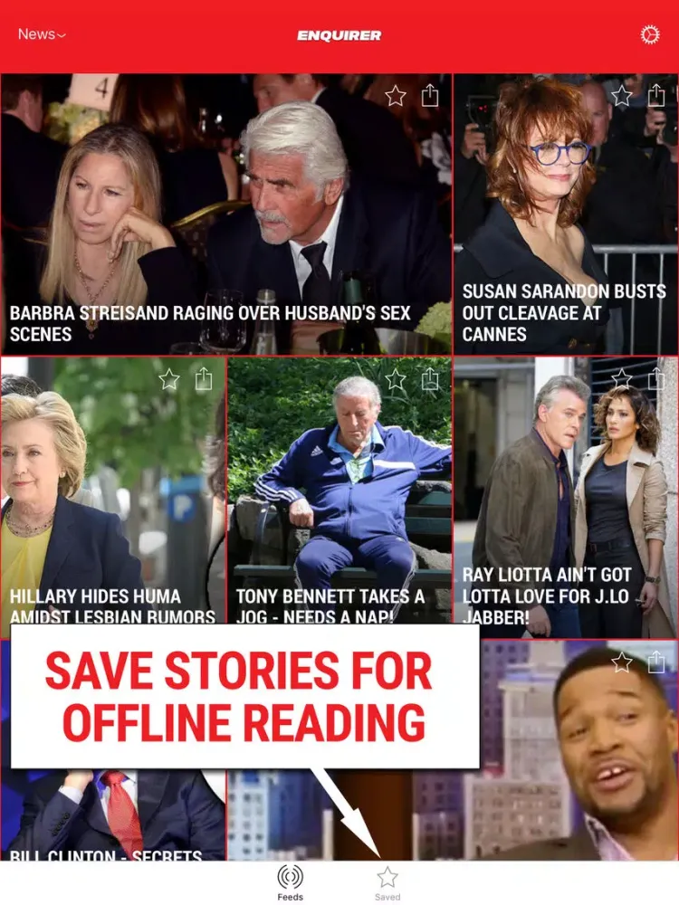 National Enquirer Daily iPad  Screenshots