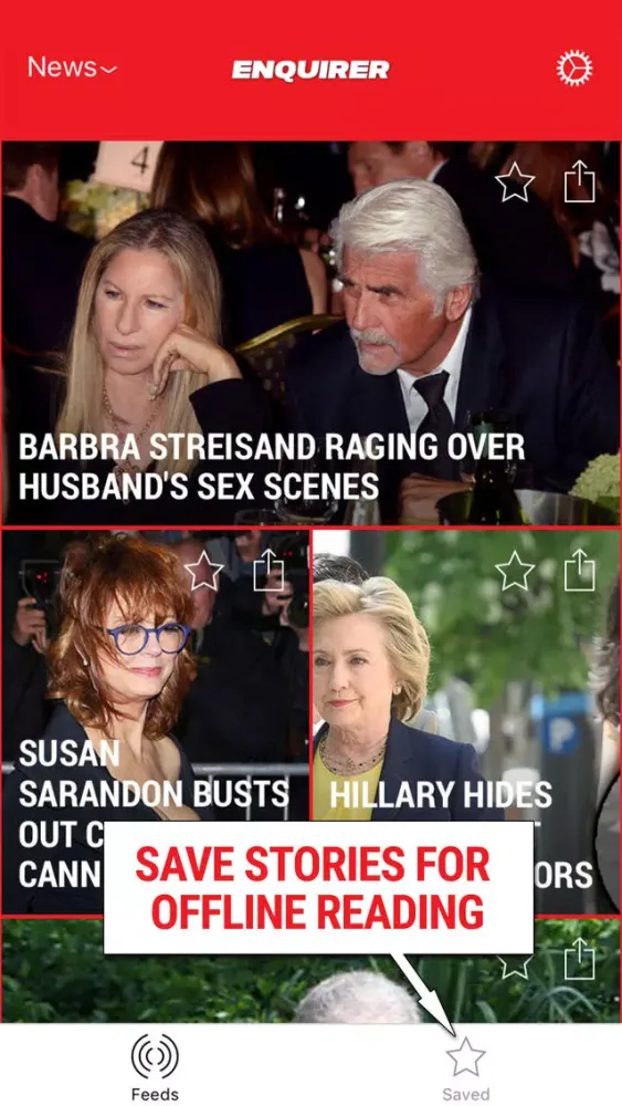 National Enquirer Daily Screenshots