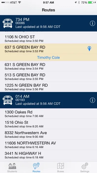 NX Charter School Bus Tracker应用截图