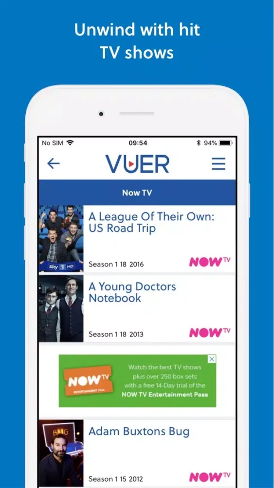 Ảnh chụp màn hình của National Express VUER