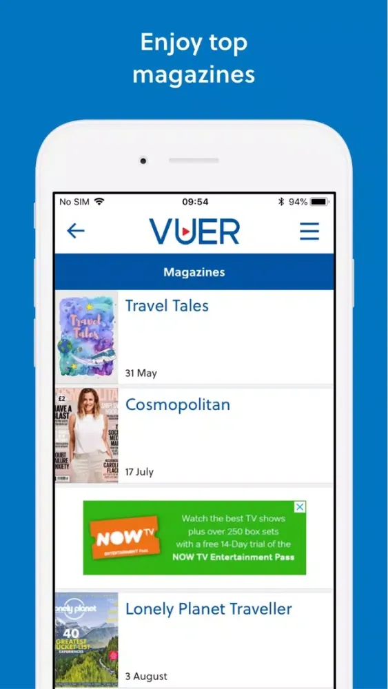 Ảnh chụp màn hình của National Express VUER