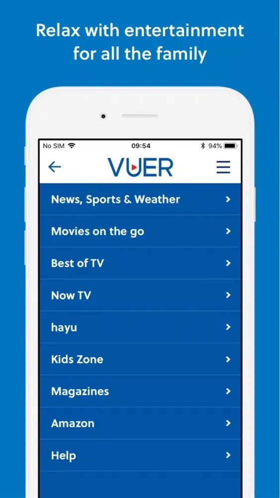 Ảnh chụp màn hình của National Express VUER