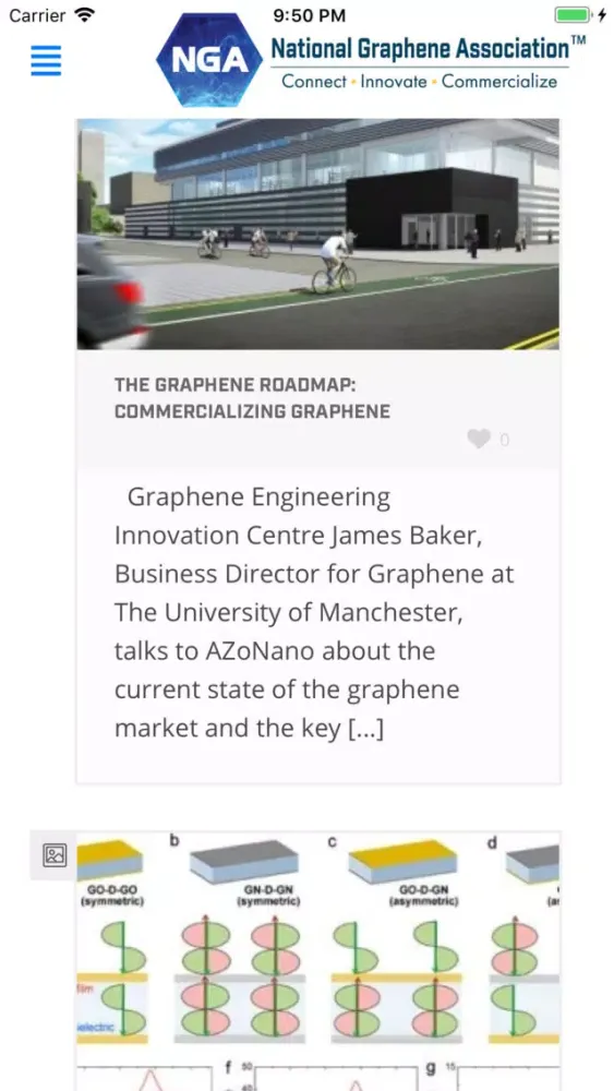 Tangkapan skrin National Graphene Association