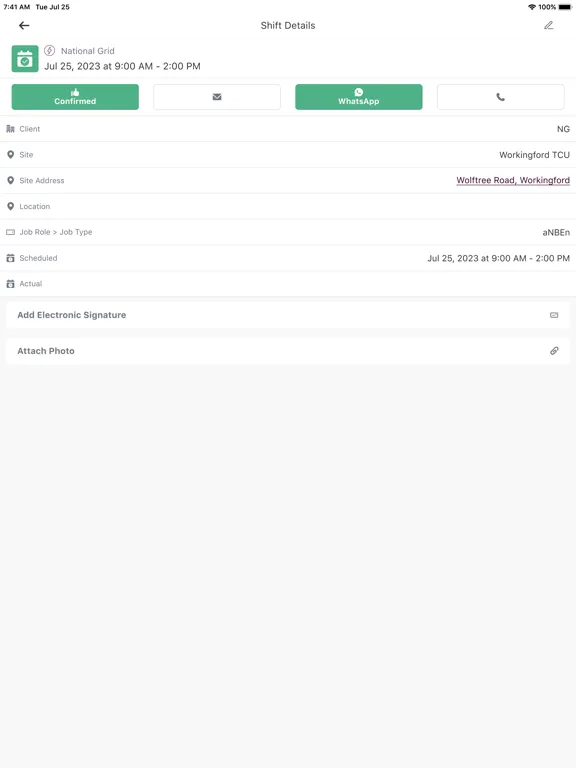 ENCC ROTA iPad  Screenshots