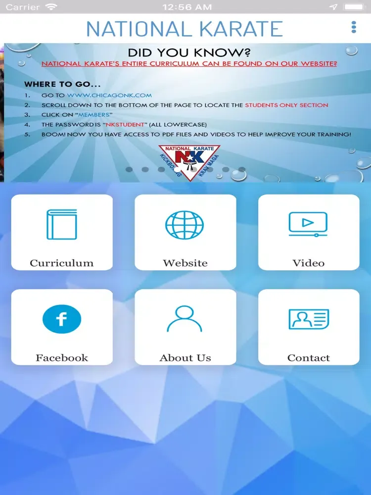 ภาพหน้าจอของ National Karate IL iPad 