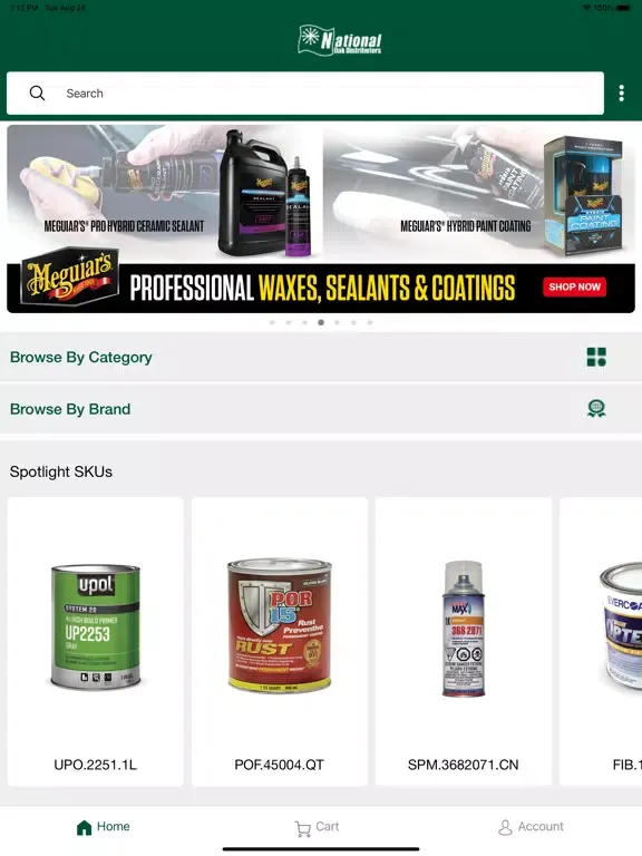 National Oak Distributors iPad 应用截图