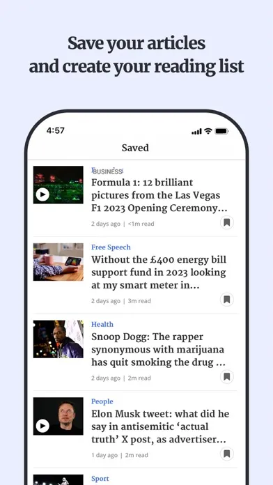 Captures d'écran de National World News