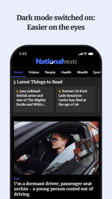 Captures d'écran de National World News