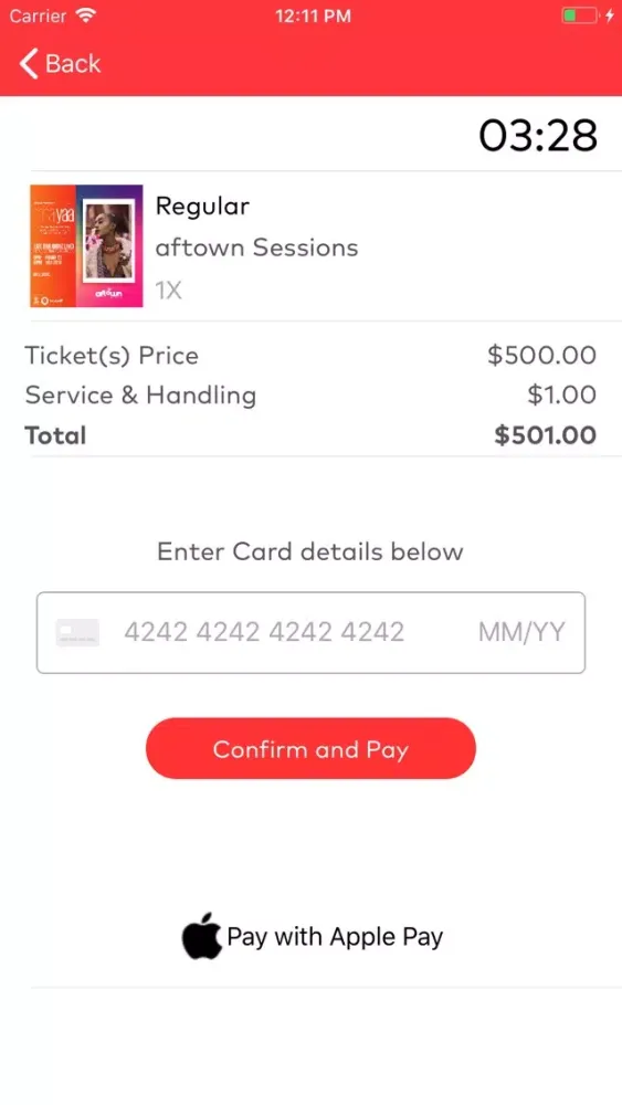 Zrzuty ekranu ayatickets