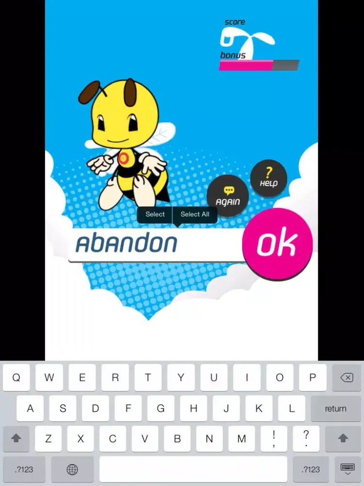 NJ Spelling Bee iPad  स्क्रीनशॉट