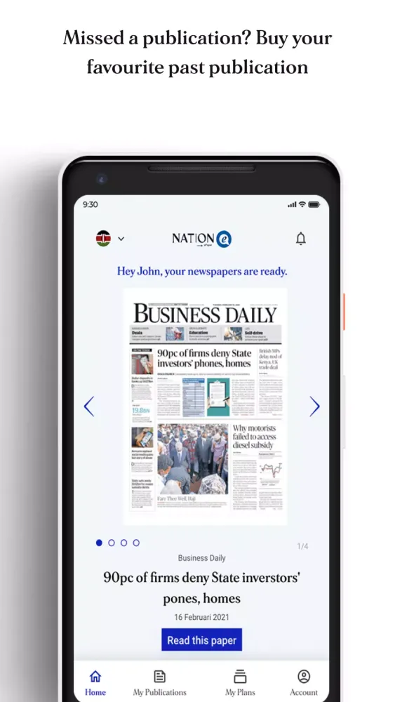 Nation ePaper 스크린샷