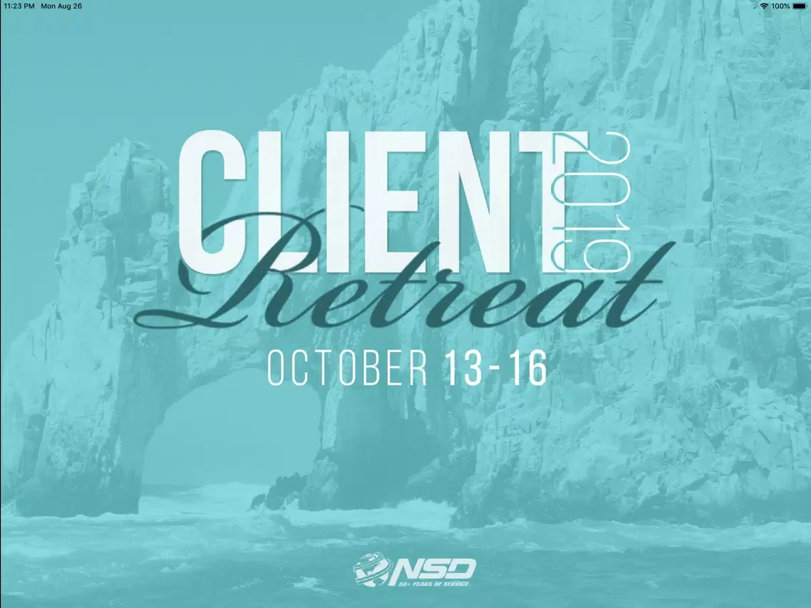 تصاویر NSD Client Retreat iPad 