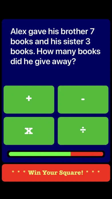 Tangkapan skrin Tic Tac Toe Math