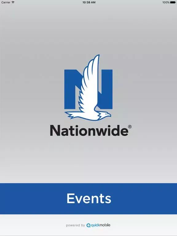 ภาพหน้าจอของ Nationwide Events iPad 