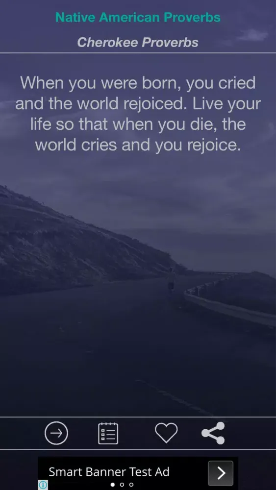 Native American Proverb Screenshots