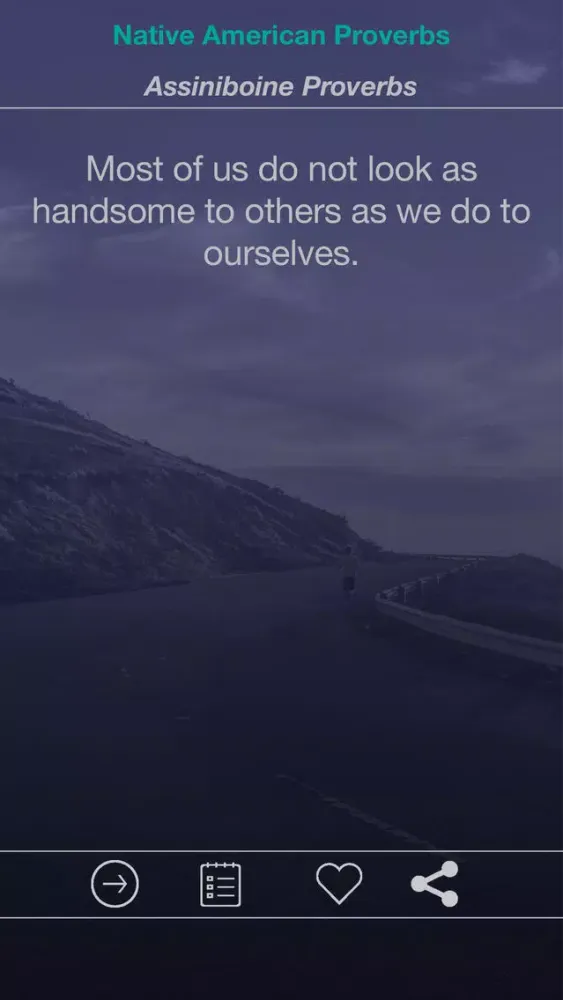 Native American Proverb Screenshots