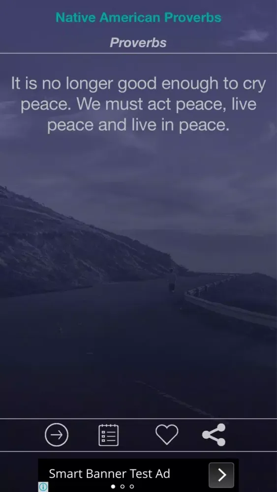 Native American Proverb Screenshots