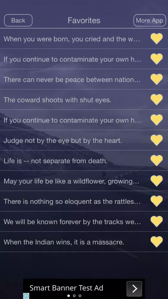 Native American Proverb Screenshots