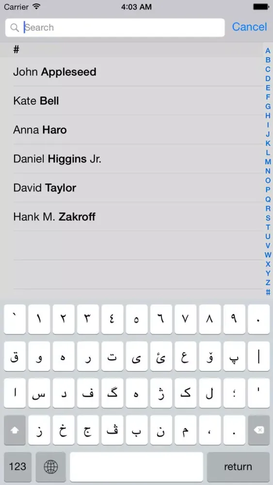 Скриншоты Kurdish keyboard for iOS Turbo