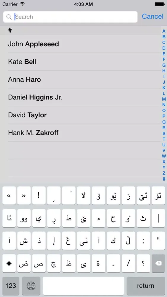 Скриншоты Kurdish keyboard for iOS Turbo
