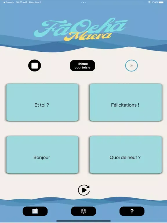 Zrzuty ekranu Fā 'Oehā: Maeva ! iPad 