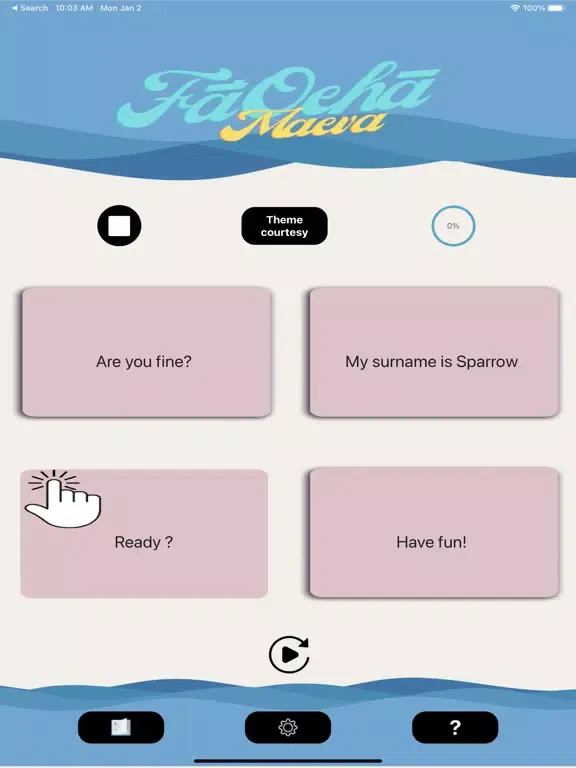 Zrzuty ekranu Fā 'Oehā: Maeva ! iPad 