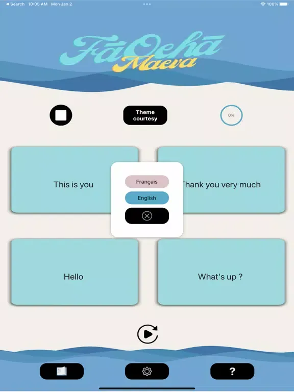 Zrzuty ekranu Fā 'Oehā: Maeva ! iPad 