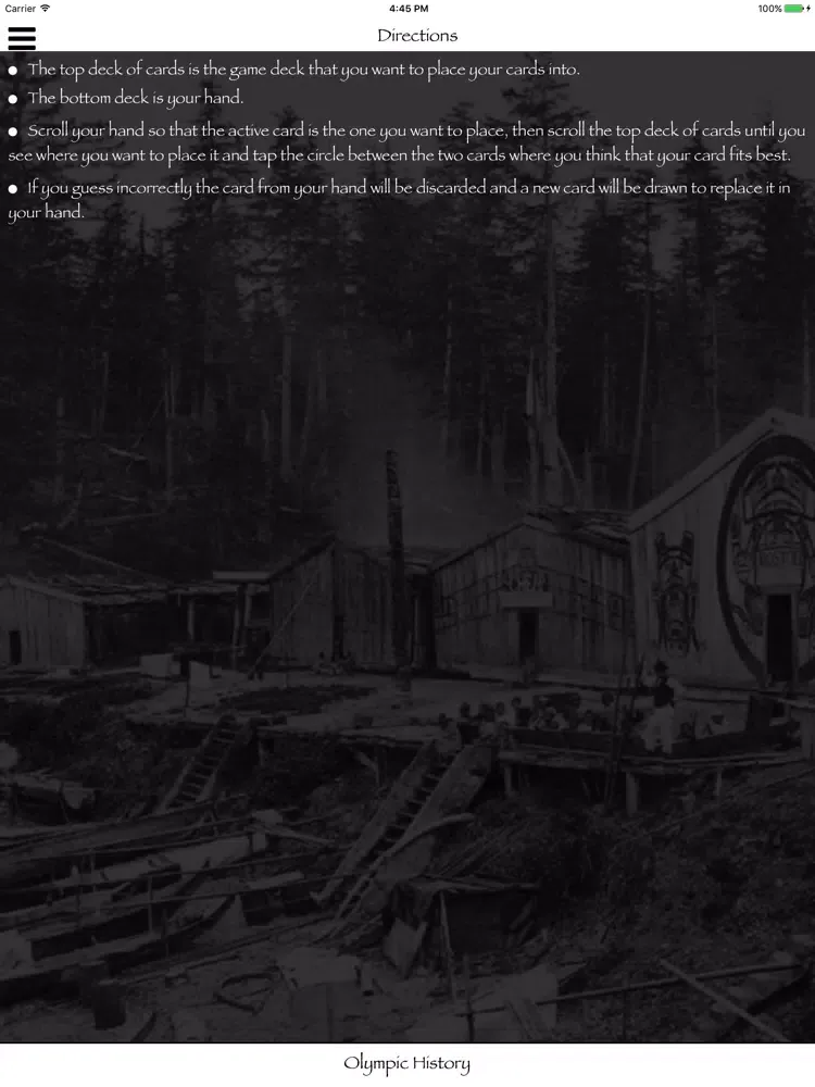تصاویر Olympic Peninsula Timeline iPad 