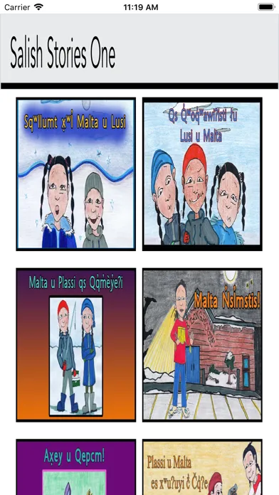 Скриншоты Salish Storybooks 1