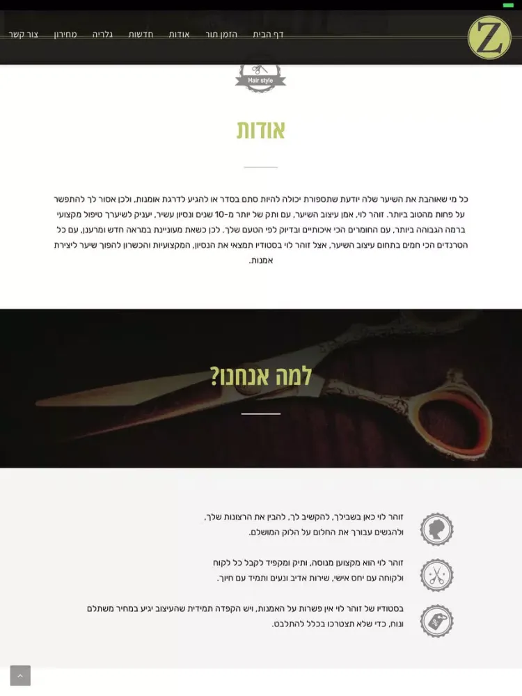 صور Zohar Levi - Hair Artist iPad 