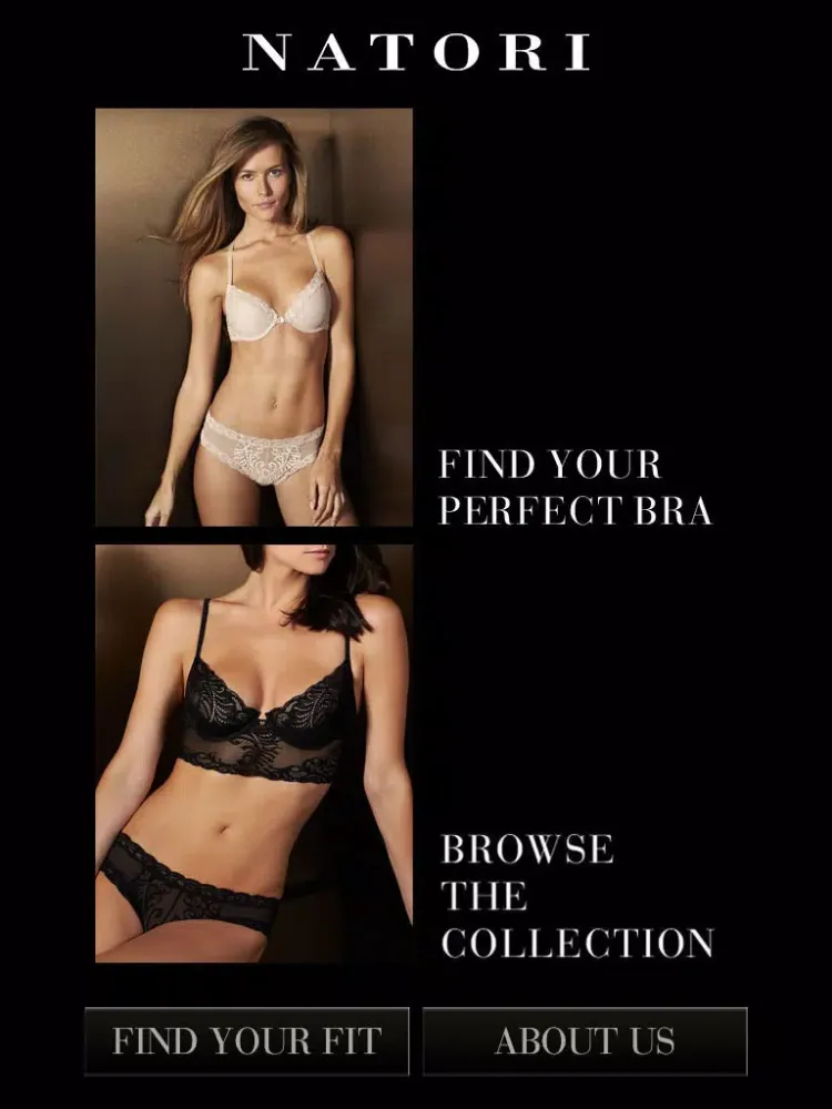 ภาพหน้าจอของ Natori: Find Your Perfect Bra iPad 