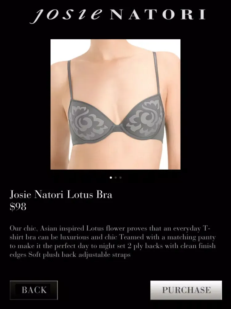 ภาพหน้าจอของ Natori: Find Your Perfect Bra iPad 