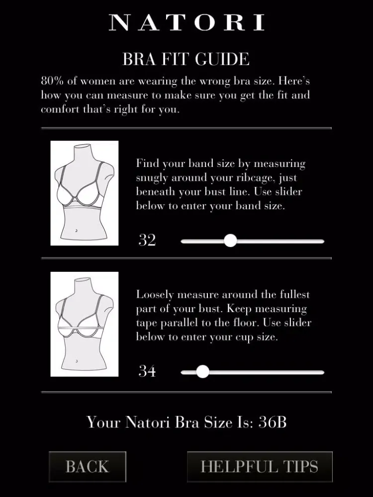 ภาพหน้าจอของ Natori: Find Your Perfect Bra iPad 