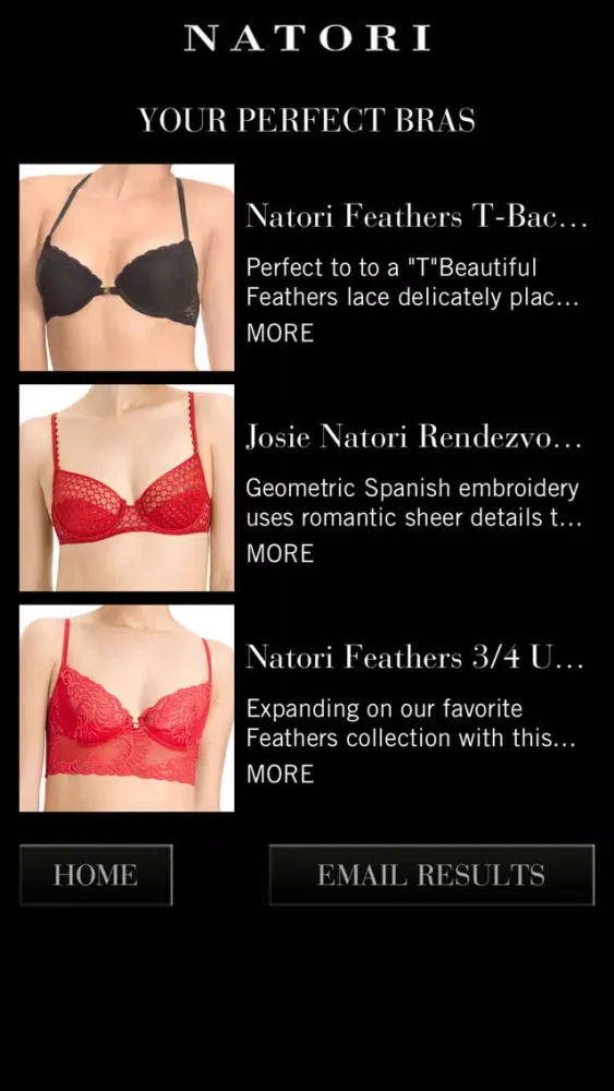 ภาพหน้าจอของ Natori: Find Your Perfect Bra