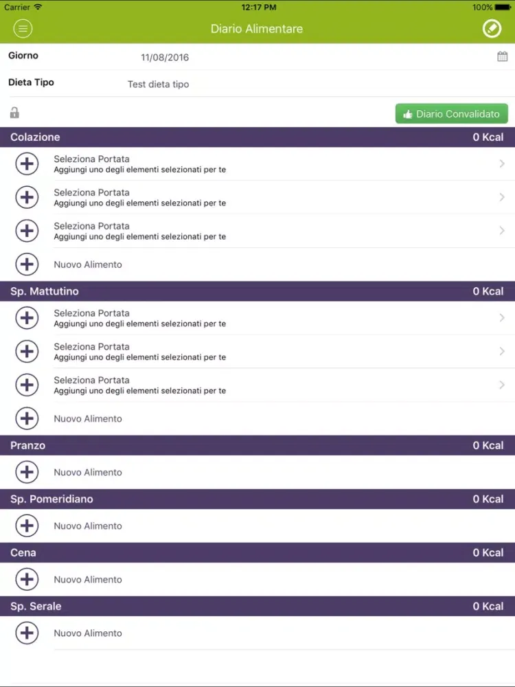 Capturas de tela do Telenutrizione Cloud iPad 