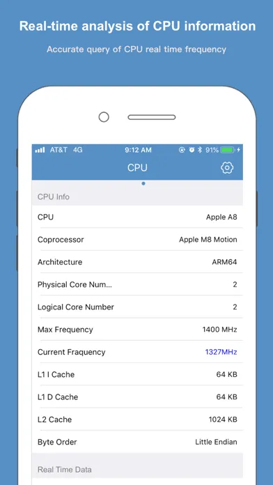 Скриншоты CPU Detector