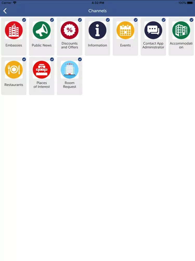 Ảnh chụp màn hình của Go Mauritius iPad 
