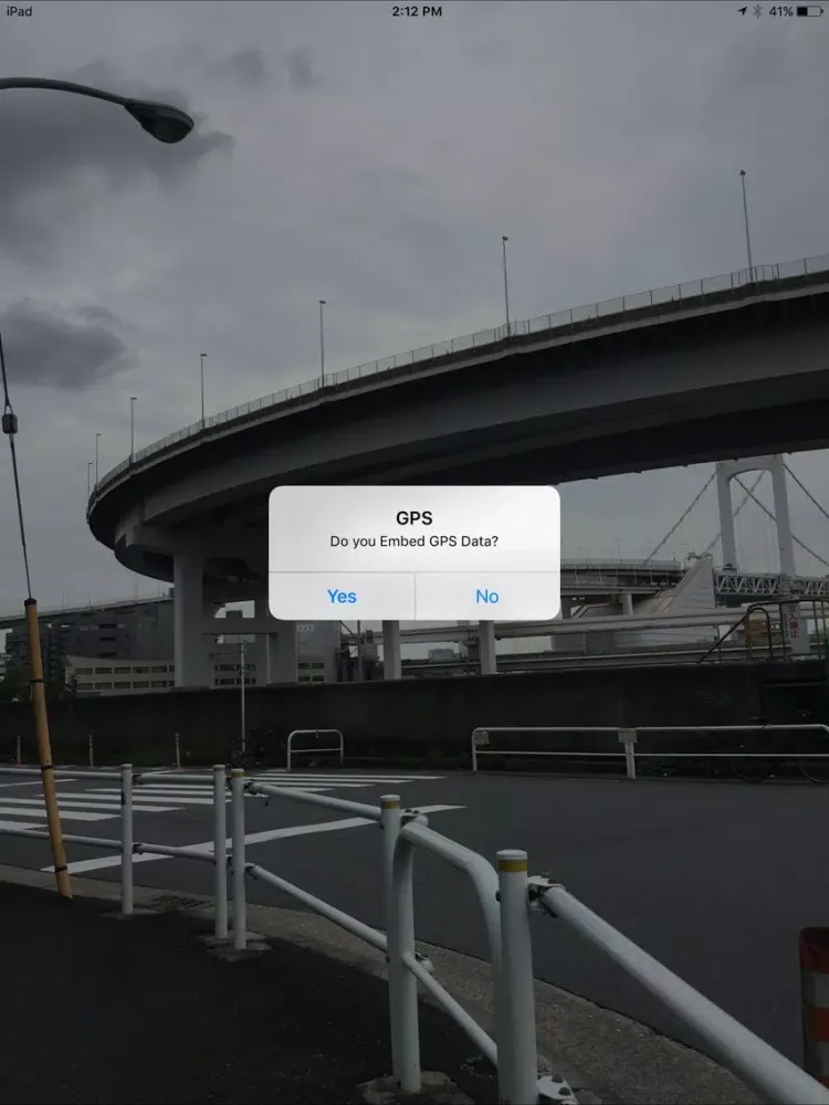 Capturas de tela do GPSDialogCameraPremium iPad 