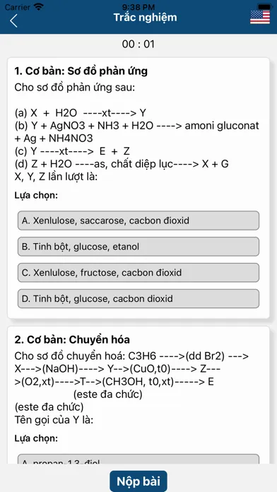 Capturas de tela do Chemical Equation