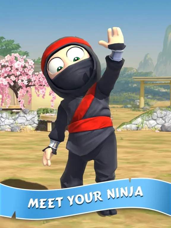 Captures d'écran de Clumsy Ninja iPad 