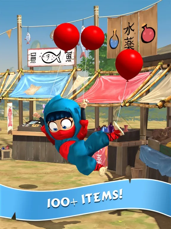 Captures d'écran de Clumsy Ninja iPad 