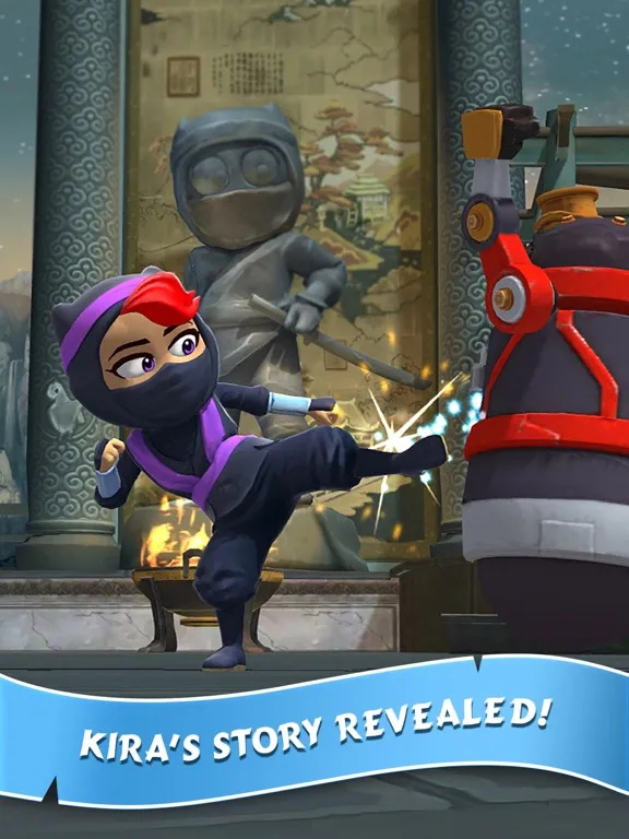 Captures d'écran de Clumsy Ninja iPad 