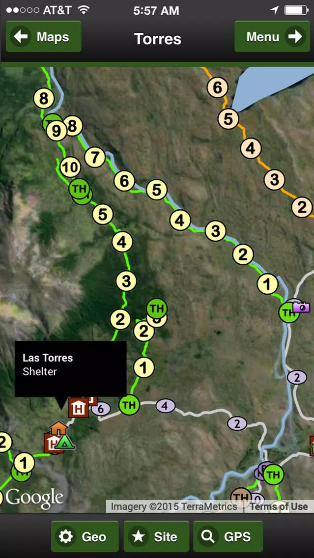 Torres del Paine Park Map应用截图