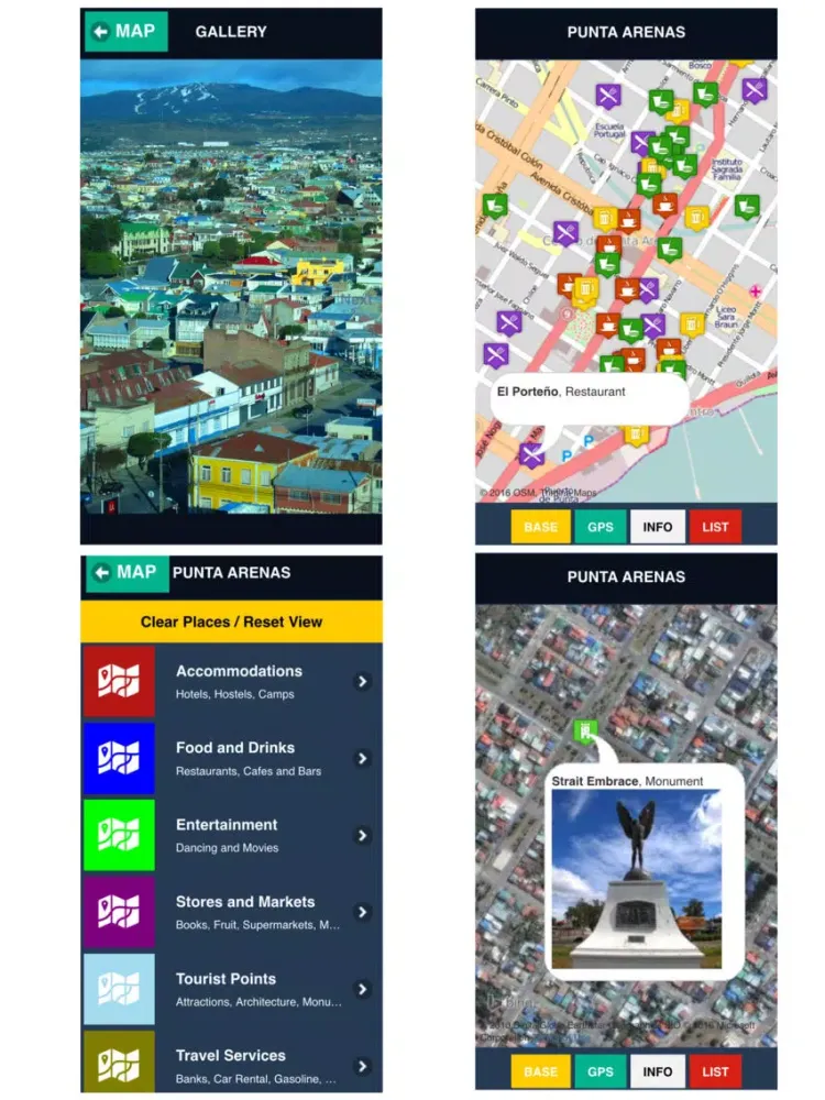 ภาพหน้าจอของ Punta Arenas Map Offline iPad 
